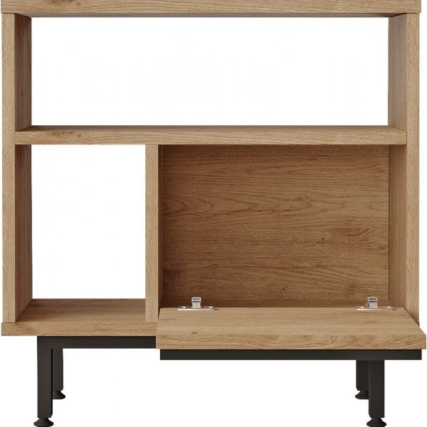 Ocean Beistelltisch 60 x 25,5 cm - Walnuss/Eiche