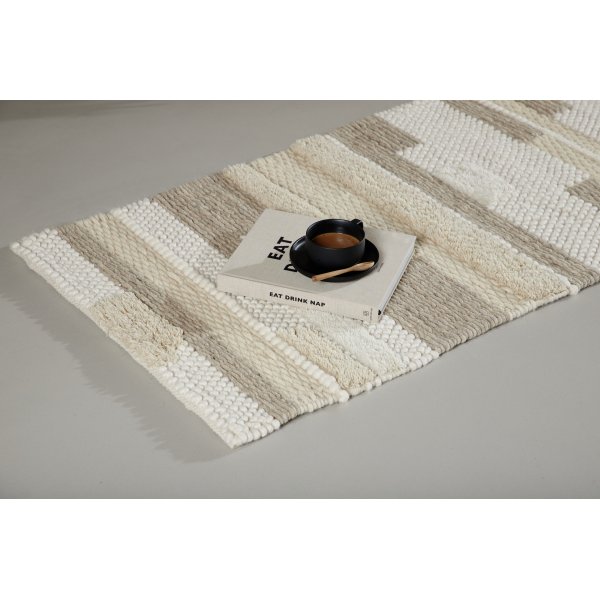 Wollteppich Sixten - Mehrfarbig