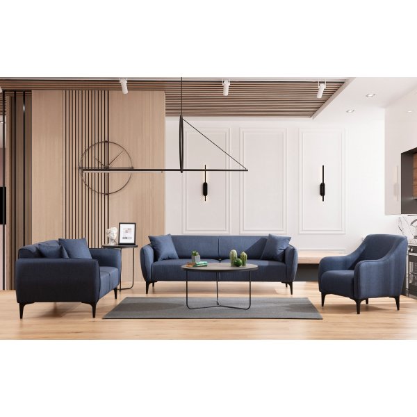 Belissimo 2-Sitzer-Sofa - Blau