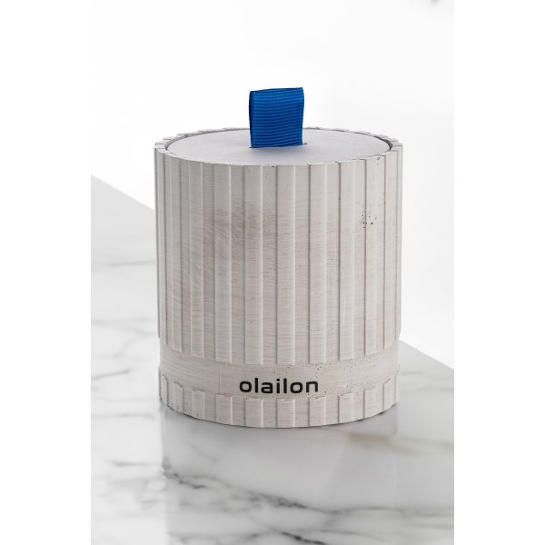 Sutun-Duftkerze - Grau/Blau Sutun-Duftkerze - Grau/Blau