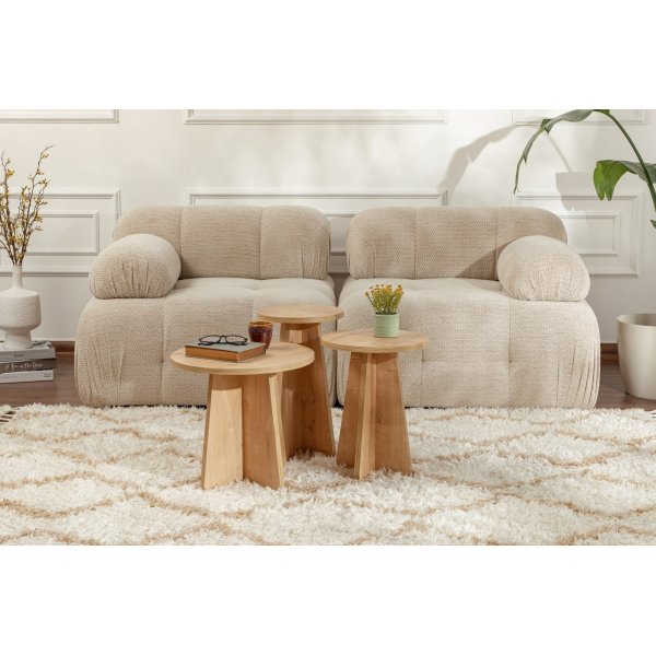 Lume Couchtisch-Set - Saphireiche Lume Couchtisch-Set - Saphireiche