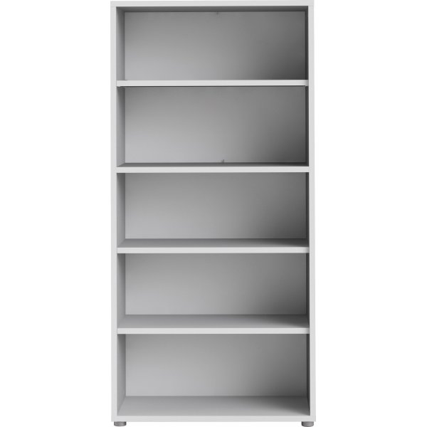 Prima Bücherregal mit 5 Fächern - Weiß Prima Bücherregal mit 5 Fächern - Weiß