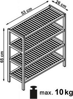 Webster Schuhregal (Holz)