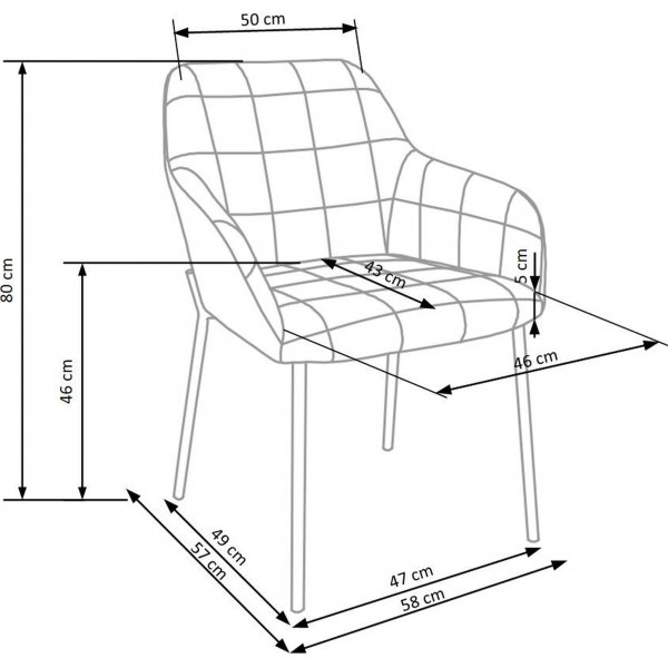 Zackery-Sessel - Grün Zackery-Sessel - Grün
