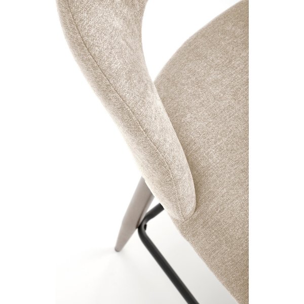 Barhocker beige/walnuss Sitzhhe 65 cm - Pelican