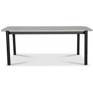Wayne Esstisch 180x90 cm - Hellgrauer Marmor (Folierung) Wayne Esstisch 180x90 cm - Hellgrauer Marmor (Folierung)