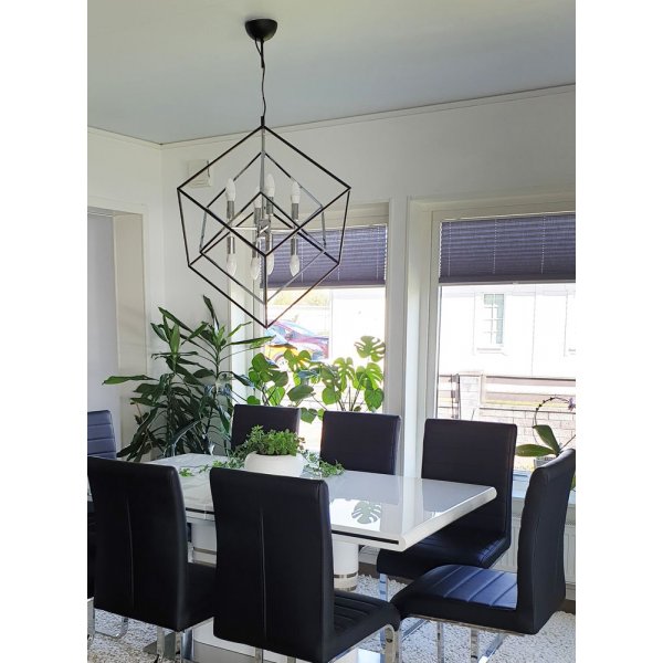 Cubes Deckenleuchte - Schwarz/Chrom