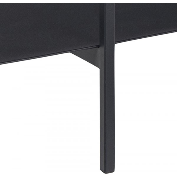 Angus Couchtisch 115 x 60 cm - Schwarz