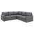 Dream Schlafsofa mit Stauraum (Ecksofa) - Grau