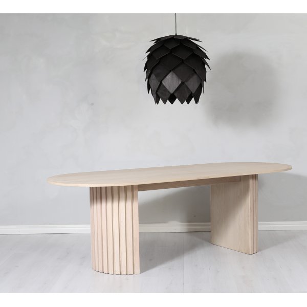 PiPi ovaler Esstisch 230 cm - Whitewash