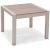 Urbanite Caf-Gruppe mit Tisch 50 x 50 cm und 2 stapelbaren Esszimmersthlen - Beige