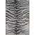 Domani Tiger flach gewebter Teppich Silber - 200 x 290 cm
