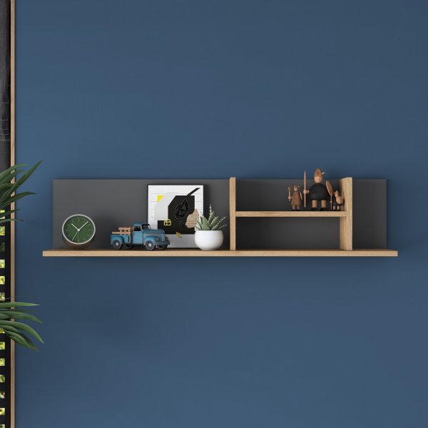 Andreas Wandregal - Walnuss/Anthrazit