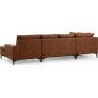 Braga U-Sofa links - Camel