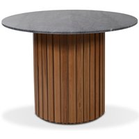 Matisse runder Marmor-Esstisch D105 cm - Eiche / Marmor (Grau) Matisse runder Marmor-Esstisch D105 cm - Eiche / Marmor (Grau)