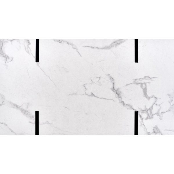 Blanca Couchtisch 110 x 64 cm - Weißer Marmor/Schwarz Blanca Couchtisch 110 x 64 cm - Weißer Marmor/Schwarz