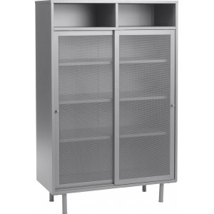 Schraubstockschrank H140 cm - Greige