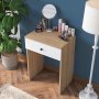 Bijou Schminktisch 12, 60 x 42,5 cm - Walnuss/Wei