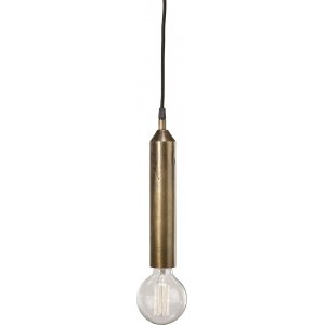 Hinweisfensterlampe - Rustikales Messing - 27 cm