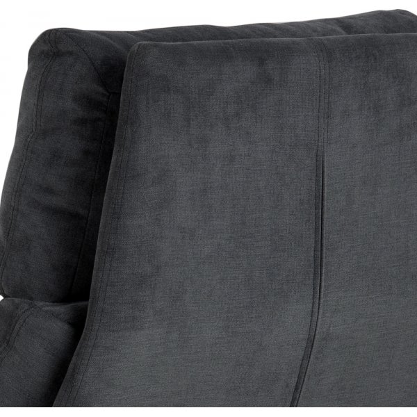 Amsterdam Sessel mit Fuschemel - Grau