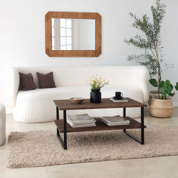 Neta Couchtisch 85 x 60 cm - Nussbaum