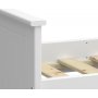 Alba Bett mit Stauraum 90 x 200 cm - Wei