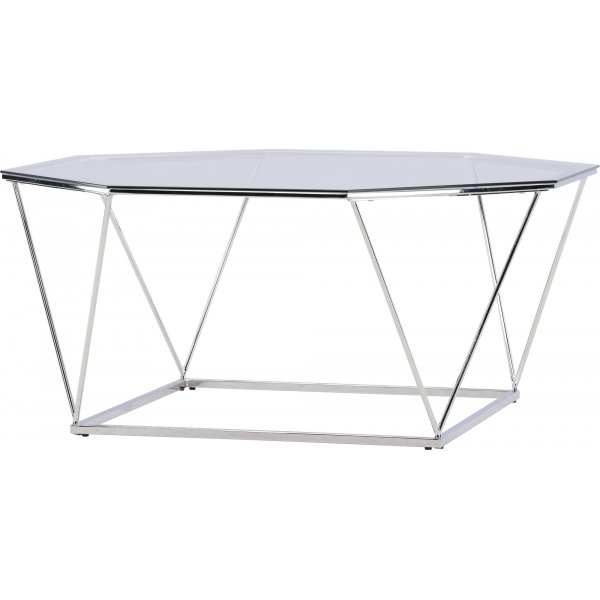 sterlen Couchtisch 100 x 100 cm - Silber