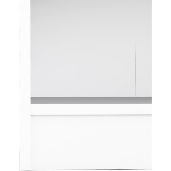 Einfaches, hohes und breites Bcherregal - Wei