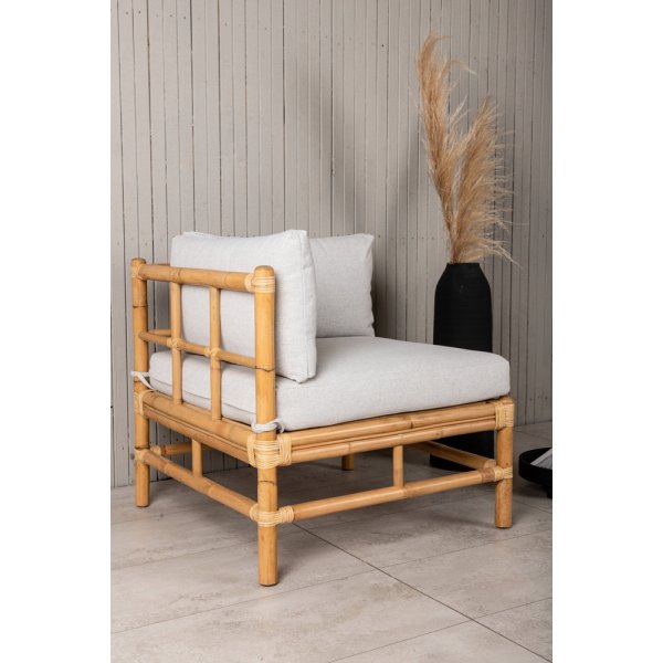 Eckmodul aus Rohrgeflecht - Natur Eckmodul aus Rohrgeflecht - Natur