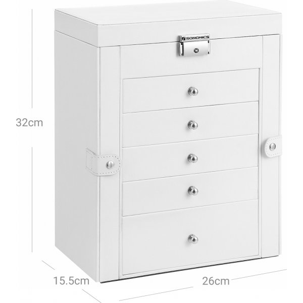 Jade-Schmuckkästchen - Weiß Jade-Schmuckkästchen - Weiß