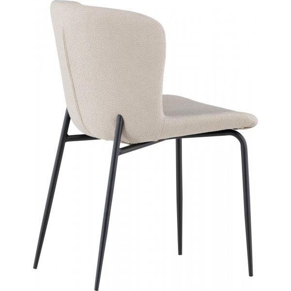 Modesto Esszimmerstuhl - Beigefarbenes Boucl