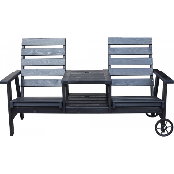 Kingdom Ausziehsofa - Schwarz