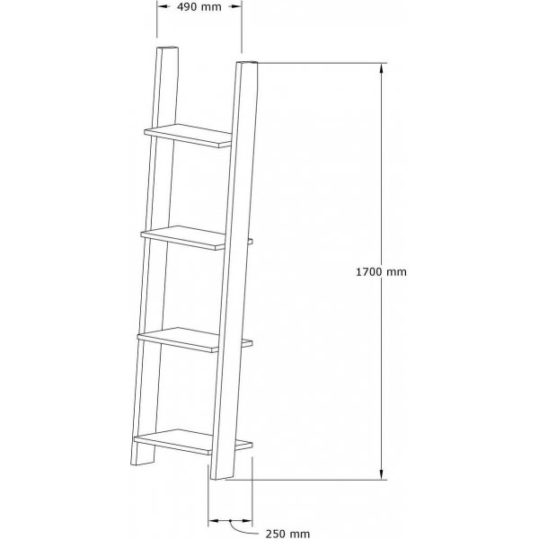 Fayko B�cherregal - Wei�/Saphir