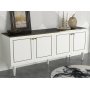 Ravenna Sideboard - Wei/Gold/Schwarz