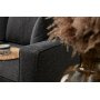 Diwansofa Berlin - Anthrazit/Gold