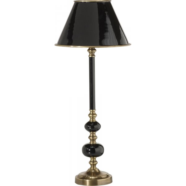 Abbey-Lampensockel - Schwarz/Messing - 50 cm Abbey-Lampensockel - Schwarz/Messing - 50 cm