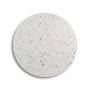 Terrazzo runder Couchtisch  80 cm - Bianco Terrazzo & MessingUntergestell