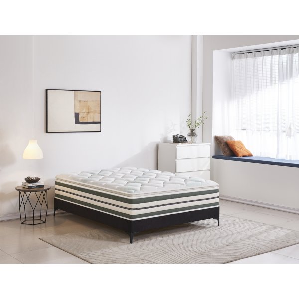 Matratze mit integrierter Matratzenauflage - Taschensystem 5-Zonen Matratze mit integrierter Matratzenauflage - Taschensystem 5-Zonen