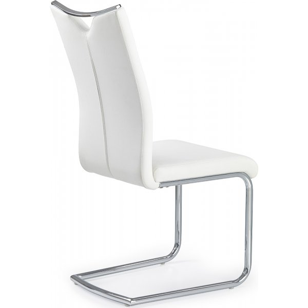 Stuhl Annmarie - wei/Chrom