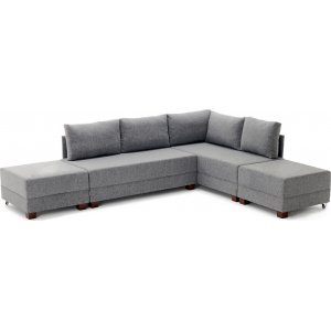 Ecksofa Fly - Grau