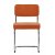Aero-Stuhl aus orangefarbenem Cord