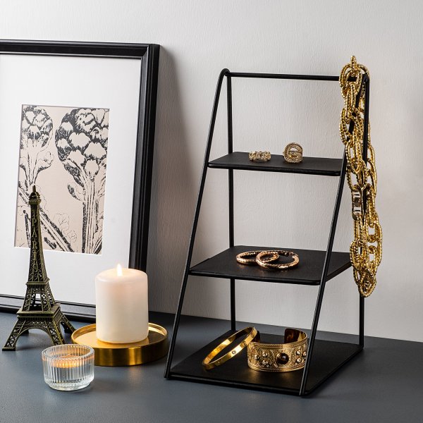 Kalimnos-Regal - Schwarz