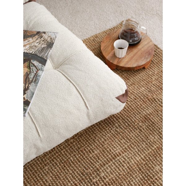 Klappbares 2-Sitzer-Schlafsofa - Creme