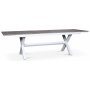 Bologna Esstisch 200-240 cm - Wei / Grau (Aintwood)