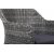 Oxford Outdoor-Gruppe, Tisch 220 cm inkl. 6 valetta grauen Esszimmersthlen + Mbelpflegeset fr Textilien