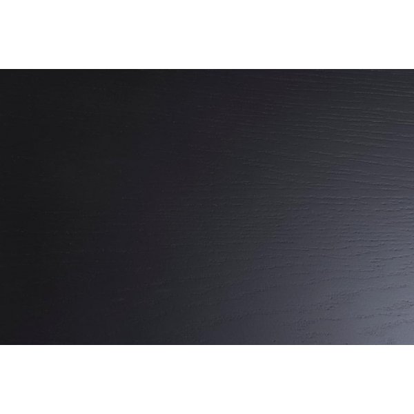 Cornus Tisch 120/55x60/55 cm - Schwarz lackiertes Eichenfurnier