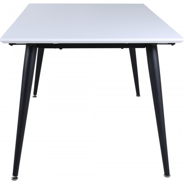 Hendry Esstisch 150-240 cm - Weiß/Schwarz Hendry Esstisch 150-240 cm - Weiß/Schwarz