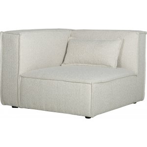 Nees Modulsofa - Eckteil links - Stone White