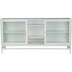 Revel Sideboard 160 cm - Wei / Glas