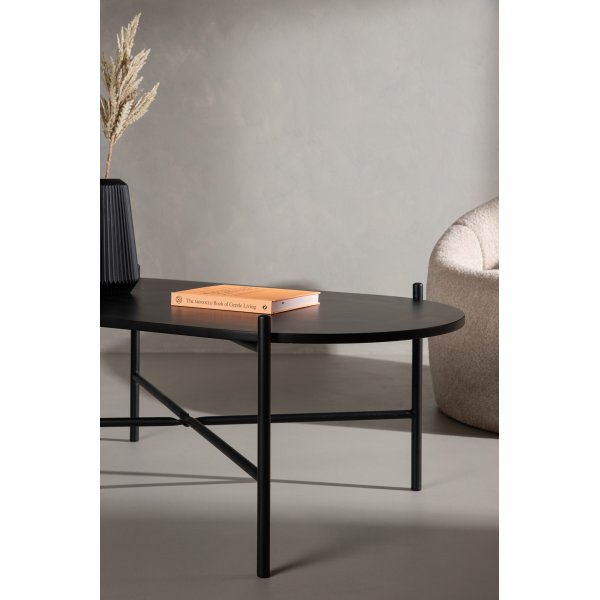 Pueblo Couchtisch 120 x 60 cm - Schwarz Pueblo Couchtisch 120 x 60 cm - Schwarz
